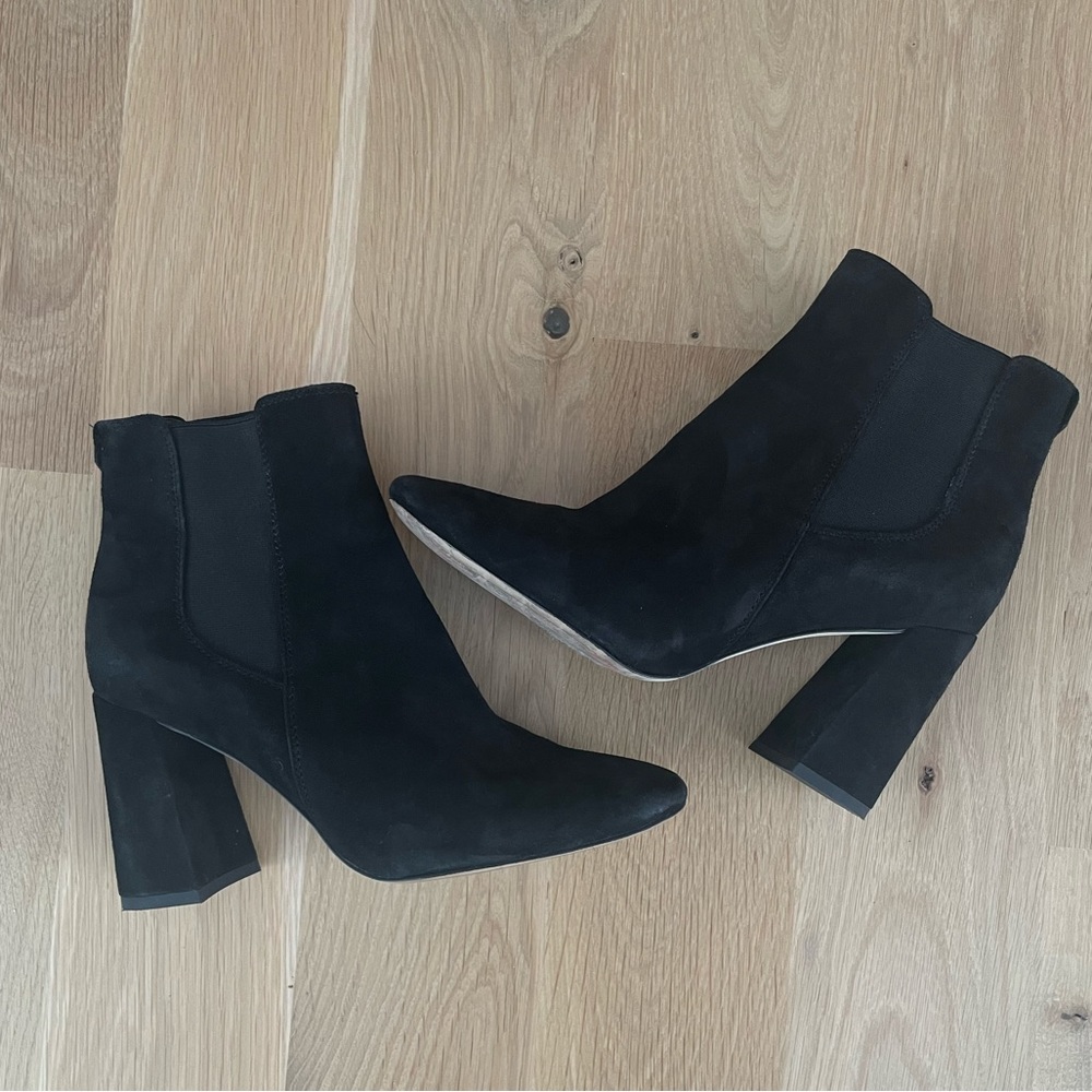 Sam Edelman Black Suede Chiara Booties